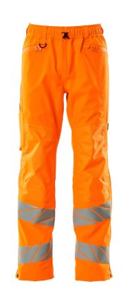 Mascot Workwear 19590-449 Warnschutz-Arbeitshose, Überziehhose 100 % Polyester Orange, Größe 43Zoll