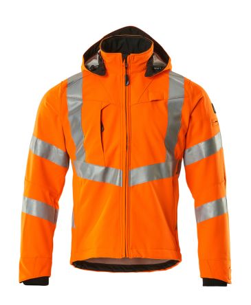 Mascot Workwear Warn-Softshelljacke Orange, Größe 104 Cm