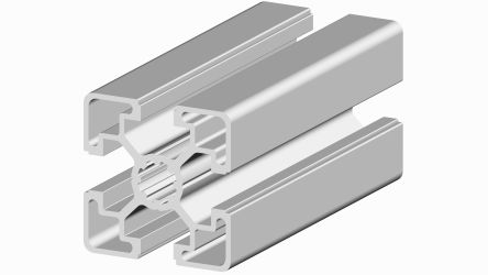 RS PRO Alu Strebenprofil 45 X 45 Mm, 4-fach Nut 10mm, Länge 3m