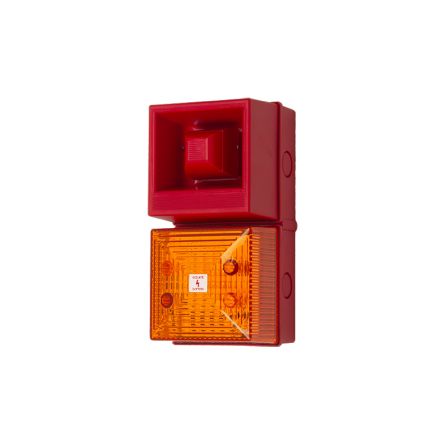 Clifford & Snell YL40 Xenon, LED Blitz-Licht Alarm-Leuchtmelder Orange, 115 V AC