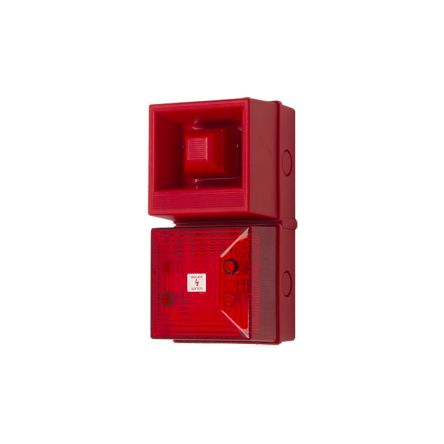 Clifford & Snell YL40 Xenon, LED Blitz-Licht Alarm-Leuchtmelder Rot, 115 V Ac