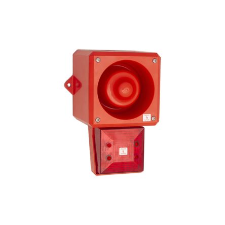 Clifford & Snell YL50 Hi Vis LED Dauer-Licht Alarm-Leuchtmelder Rot, 48 V Dc