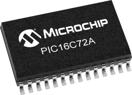 Microchip Microcontrolador MCU PIC16LC72A-04I/SO, Núcleo PIC, SOIC De 28 Pines