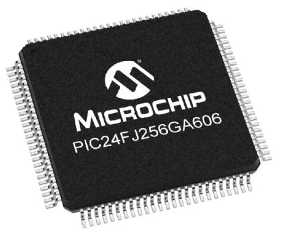 Microchip Mikrocontroller PIC24F PIC SMD TQFP 64-Pin