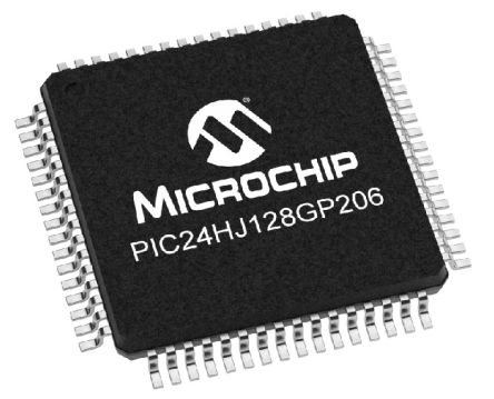 Microchip Mikrocontroller PIC24H PIC SMD TQFP 64-Pin