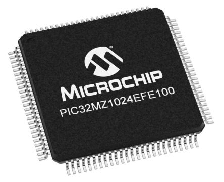 Microchip Microcontrollore, PIC, TQFP, PIC32MZ, 100 Pin, Montaggio Superficiale