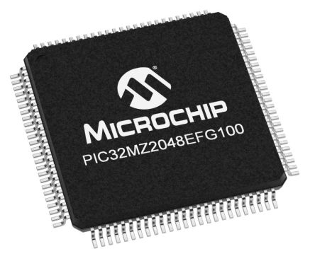 Microchip Microcontrollore, PIC, TQFP, PIC32MZ, 100 Pin, Montaggio Superficiale