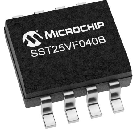 Microchip Flash-Speicher 4MBit, SPI, SOIC, 8-Pin