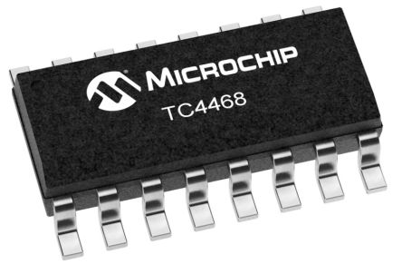 Microchip MOSFET-Gate-Ansteuerung CMOS 1,2 A 18V 16-Pin SOIC 15ns