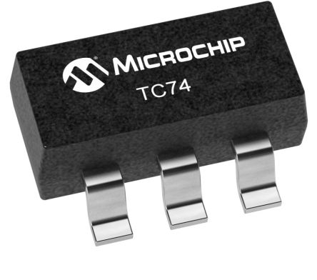Microchip Sensor De Temperatura TC74A4-3.3VCTTR, Interfaz I2C, SMBus