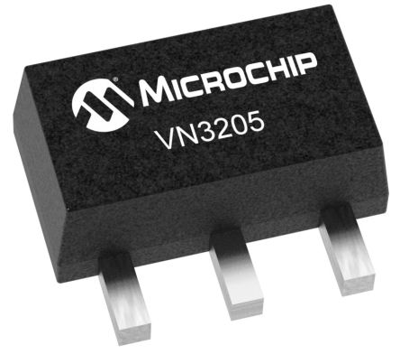 Microchip MOSFET Canal N, SOT-89 50 V