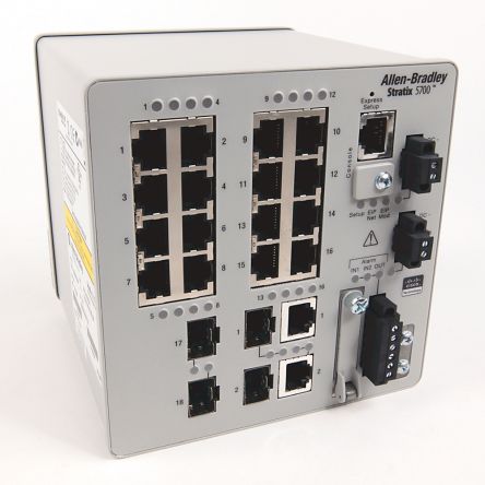 Rockwell Automation Netzwerk Switch 20-Port Verwaltet