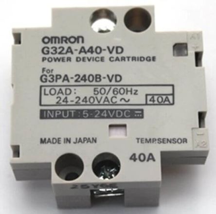Omron G32A-A Montageadapter Patrone Für Leistungsbauelemente, Zur Verwendung Mit G3PA-430B-VD SSR