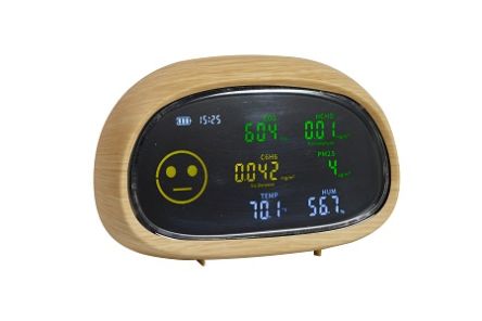 Orium Monitor De Calidad De Aire Quaelis 50, Control De Benceno, CO2, Formaldehído, Humedad, PM 2,5, Temperatura, TVOC