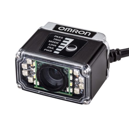Omron CMOS, Red LED, Monochrome USB Vision Sensor- 752 X 480 Pixel, Or Ethernet Over USB, USB Connector