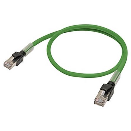 Omron Ethernetkabel Cat.5, 10m, Grün Patchkabel, A RJ45, UTP, B RJ45