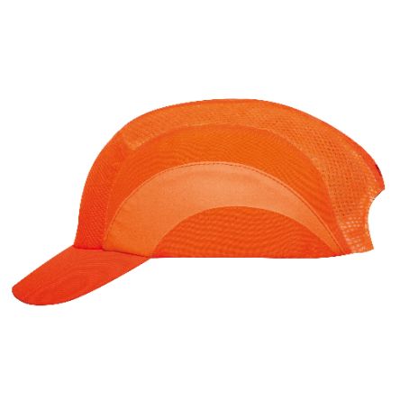 JSP Orange Short Peaked Bump Cap, Polypropylene Protective Material