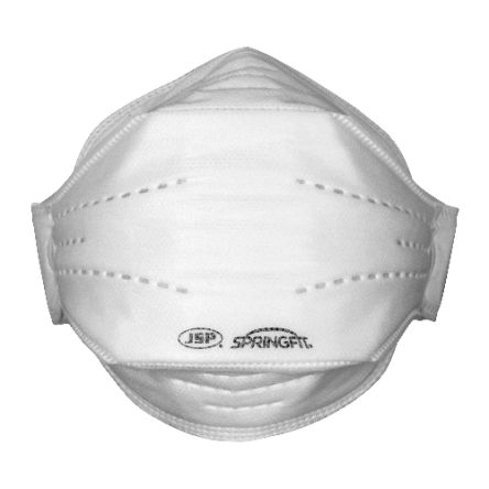 JSP SpringFit Atemschutzmaske S, Maske, Weiß, Hypoallergen