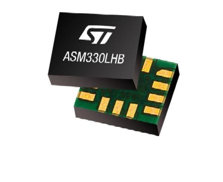STMicroelectronics Beschleunigungsmesser 3-Achsen Surface I2C, MIPI I3CSM, SPI 3-achsiger 12-Bit-Beschleunigungsmesser