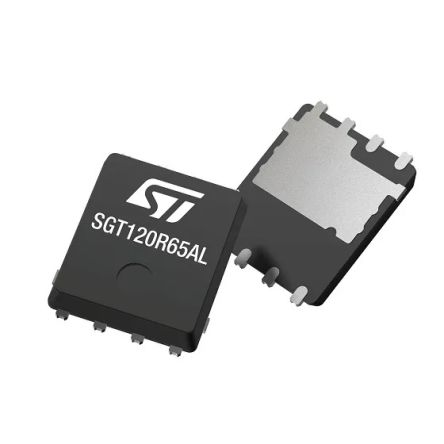 STMicroelectronics Transistor MOSFET, 15 A, Bobina, Montaggio Superficiale, Attraverso Foro