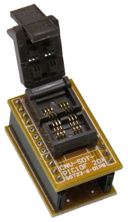 Seeit 0.95mm 6 IC-Sockel-Adapter, - 6-polig, Buchse, SOT23 8-polig Male DIP