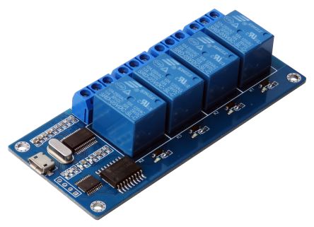 Seeit USB-RELAY04 Relay For Relay Control Card For Arduino, AVR, PIC, Raspberry Pi, TTL