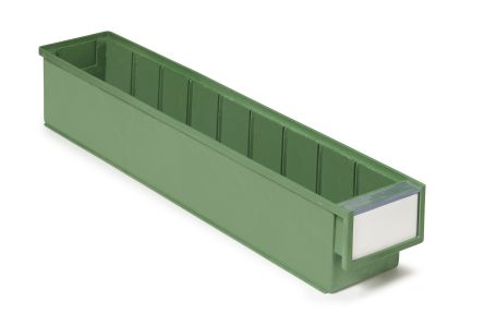 Treston 零件盒, 92mm宽 x 82mm高, 生物塑料盒, 绿色