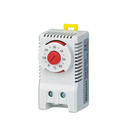 RS PRO Thermostat, -10 °C Bis +50 °C., 10A, / 250 V, Öffner, Mit Klimaanlagensteuerung, Max +50°C