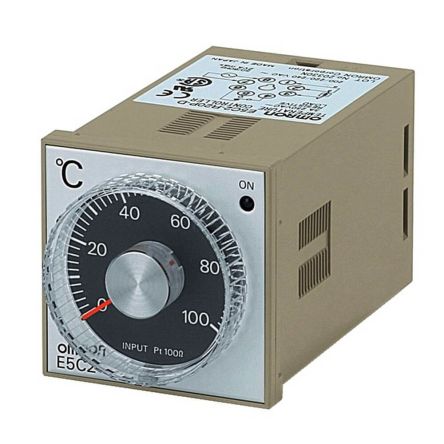 Omron E5C2 DIN Rail Controller, 48 X 48mm 1 Dedicated Input, 3 Dedicated Output Relay Output, 100 → 240 V Supply