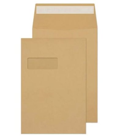 Blake Envelopes Enveloppe D'expédition, Format C4, Manille Avec Fenêtre Peler/Joint