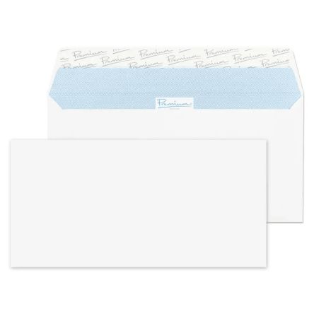 Blake Envelopes Enveloppe D'expédition, Format DL, Blanc Non Peler/Joint
