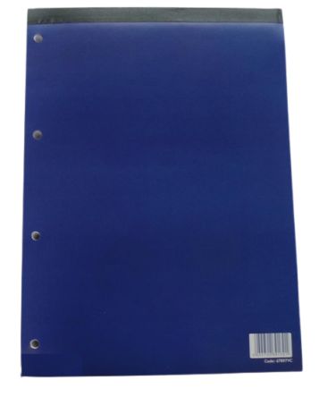 Victor Stationery Notizbuch Mit Untere Linienpapier, A4 Oberseitig Gebunden, Blau
