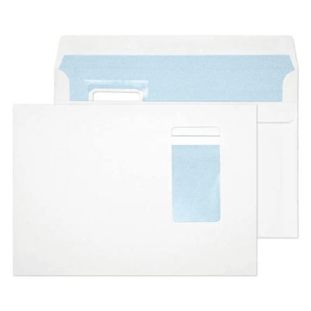 Blake Envelopes Enveloppe D'expédition, Format C5, Blanc Avec Fenêtre Rabat Auto-obturant
