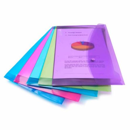 Rapesco Dokumentenfach Typ Stanztasche Für Papiergröße Kanzleipapier Polypropylene Gemischt
