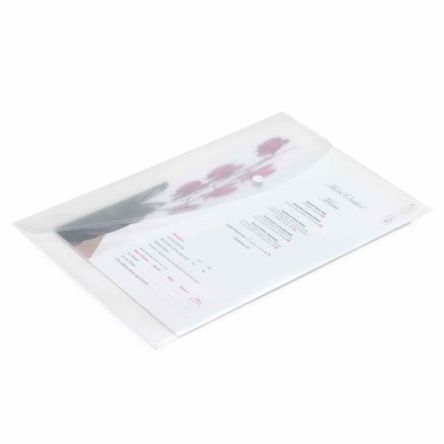 Rapesco Cartera Para Documentos 695 Polypropylene Transparente No, Tamaño Folio