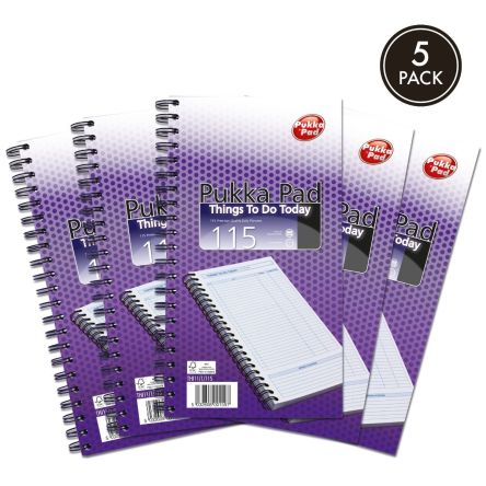 Pukka Pads Notizbuch Mit Untere Linienpapier, 153 X 280 Mm Drahtgebunden, Violett