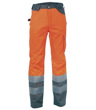 Cofra 3M SCOTCHLITE Herren Warnschutzhose, Baumwolle, Polyester Gelb, Größe 96 → 100cm