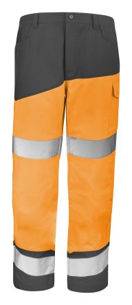 Cepovett Safety Pantalon 9B86 9570, Taille 101 → 108cm, Orange, Unisexe, Haute Visibilité