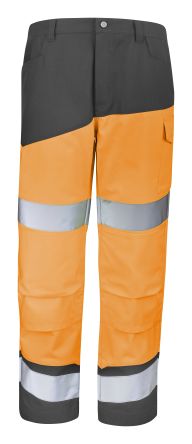 Cepovett Safety Pantalon 9B87 9570, Taille 109 → 116cm, Orange, Mixte, Haute Visibilité
