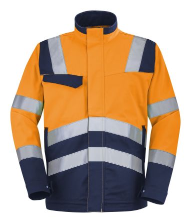 Cepovett Safety Veste Haute Visibilité 9D86 9570, Orange/bleu Marine, Taille 3, Mixte