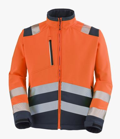 Cepovett Safety Veste Haute Visibilité 9S02 3042, Orange/bleu Marine, Taille S, Unisexe