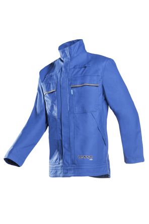 Sioen Uk Chaqueta, M, Azul Real, Antiestático, Resistente A Sustancias Químicas, Pirorretardante, Impermeable 019VA2PF9