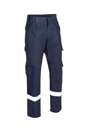 Sioen Uk 080VA2PF9 Unisex Hose, 1 % AST 45 % TencelTM Lyocell, 54 % Modacryl Marineblau / 42Zoll