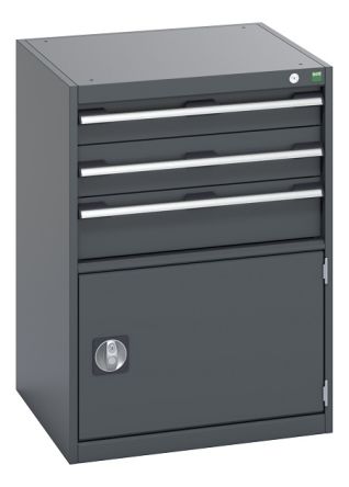 Bott 1 Door Steel Lockable Floor Standing Cabinet, 650 X 650 X 900mm