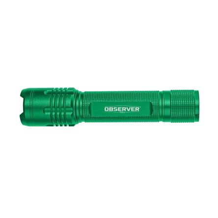Observer Tools 充电式LED手电筒 闪光灯, 1200, 绿色