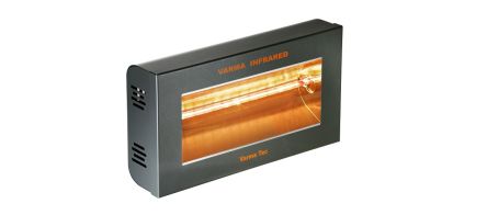 Star Progetti 2kW Infrared Infrared Heater, Ceiling Mounted, Wall Mounted, Type F - Schuko Plug
