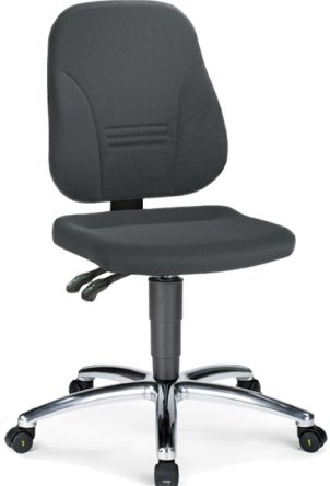 EUROSTAT Schreibtischstuhl Auf Rädern, Höhenverstellbar 440 → 590mm Mit Verstellbarer Rückenlehne