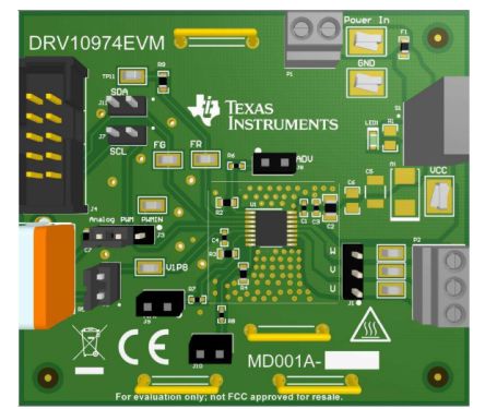 Texas Instruments DRV10974 Leistung, Motor Und Robotics Entwicklungstool, Motion Motor Development Kit Motortreiber