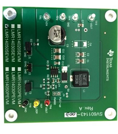 Texas Instruments LMR14050S Evaluierungsplatine, Step-Down Converter Evaluation Module Abwärtswandler