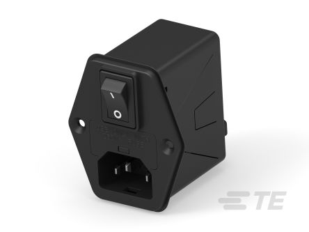 TE Connectivity Filtro Ingresso IEC 120 → 250 V C.a., 10A, Montaggio Verticale